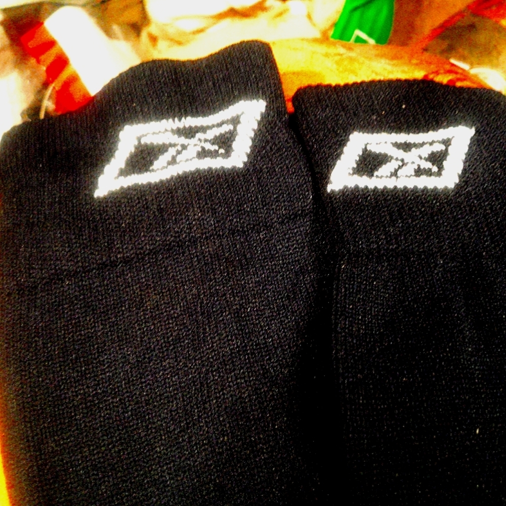 Vintage Reebok Athletic Socks - Black and White